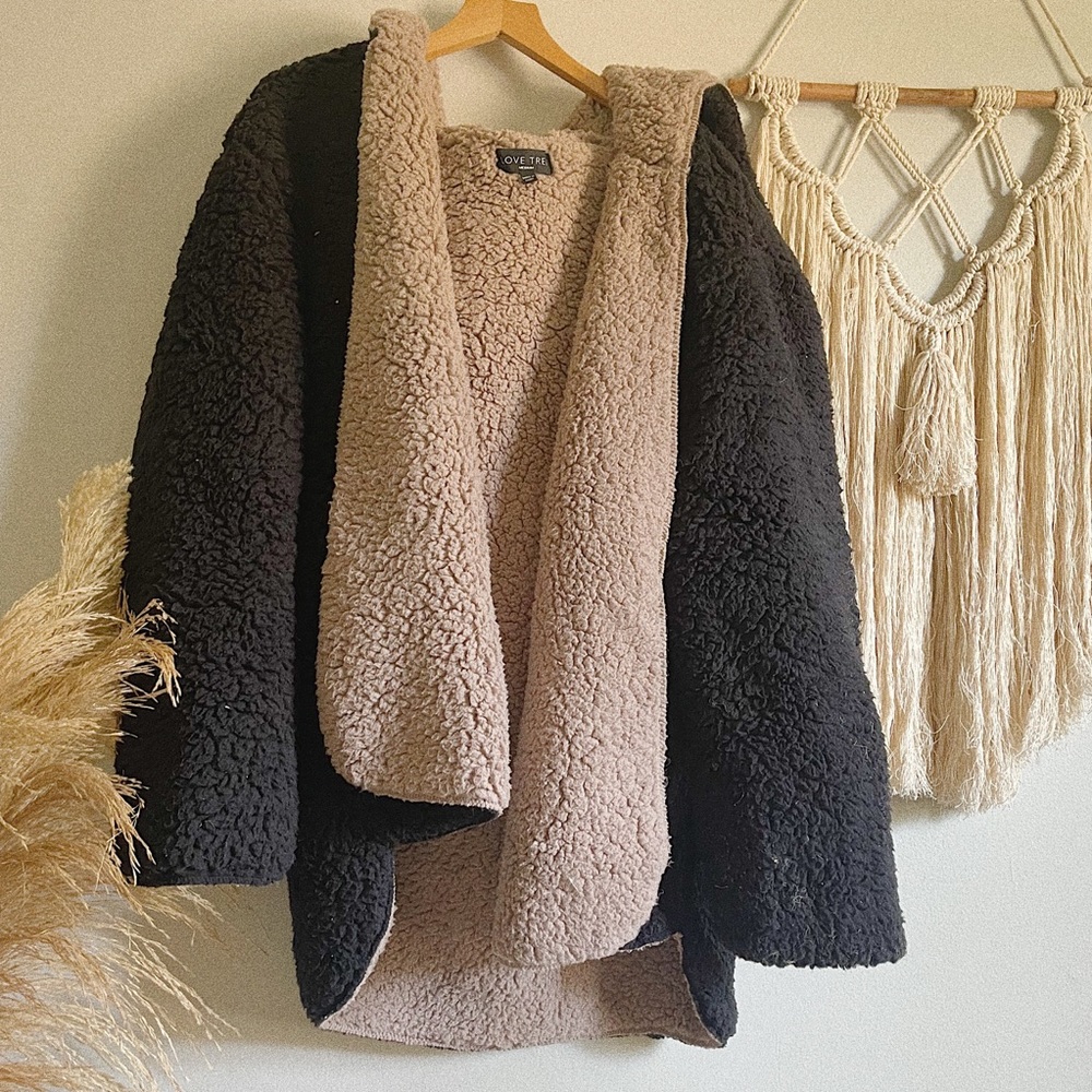 ✰ hooded sherpa coat ✰